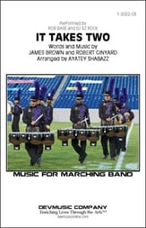 It Takes Two Marching Band sheet music cover